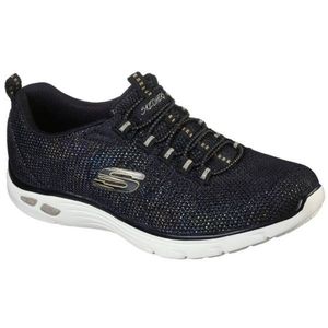 Skechers Womens Black and Gold Empire D lux Sneakers